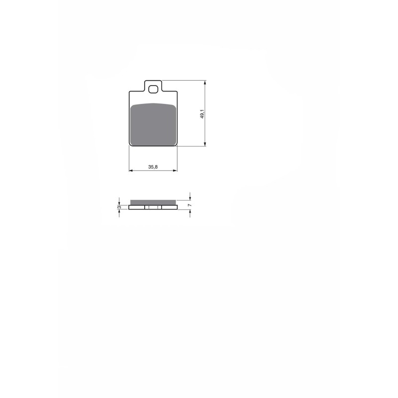 JOLLY BRAKE SEMI-METALLIC BRAKE PAD COMPOUND KX CPI GTS 200 02-03-OFFER