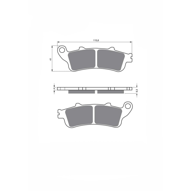 JOLLY BRAKE PASTIGLIA FRENO SEMIMETALLICA MESCOLA KX GARELLI 250 SKYNET 2002-OFFERTA