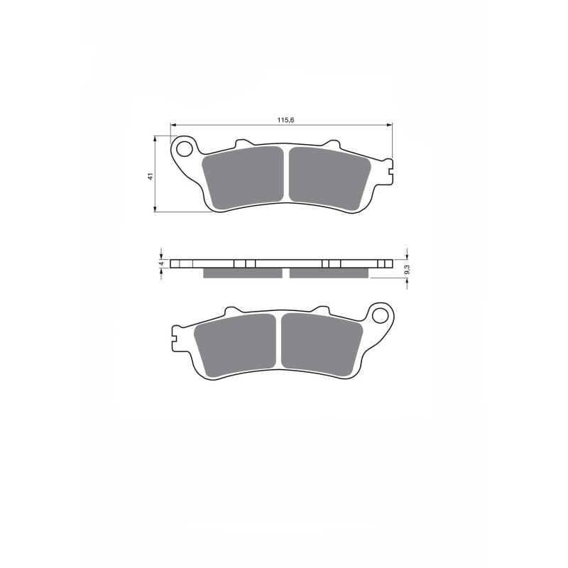 jolly brake semi-m brake pad kx mount on garelli 250 skynet 2002 offer