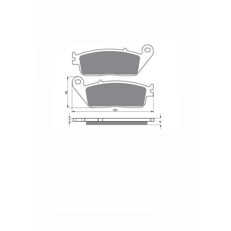 PASTILLAS DE FRENO SEMIMETALICAS JOLLY BRAKE KX COMPUESTAS HONDA CB 750 F2N F2R F2S F2T F2V F2W F2X F2Y F21 93-02-OFERTA