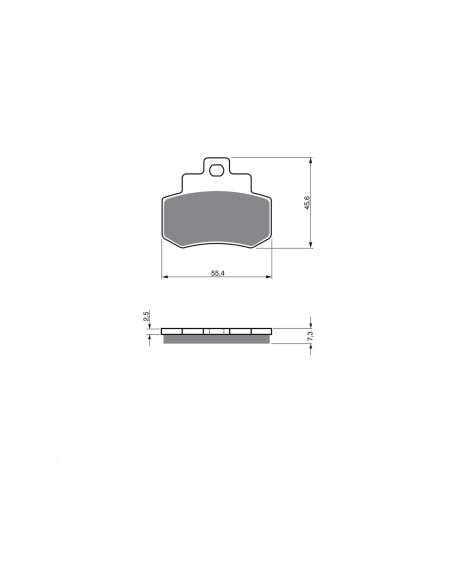 Jolly Brake Semim KX Bremsbelag passt fur Kymco 250 Grand Dink 01 06 Angebot