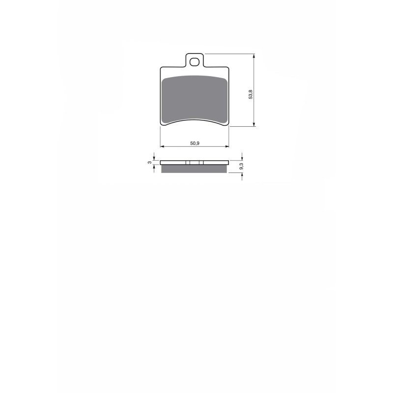 JOLLY BRAKE SEMI-METALLIC BRAKE PAD KX MIX MALAGUTI 125 MADISON 99-02-OFFER