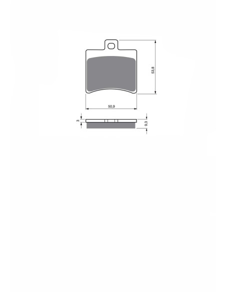 Jolly Brake Semi-M KX Bremsbelag passend fur Malaguti 125 Madison 99 02 Angebot DX