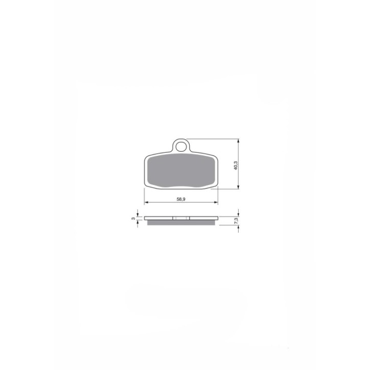 JOLLY BRAKE SEMI-METALLIC BRAKE PAD MX FOR HUSQVARNA TC 85 14-20-OFFER