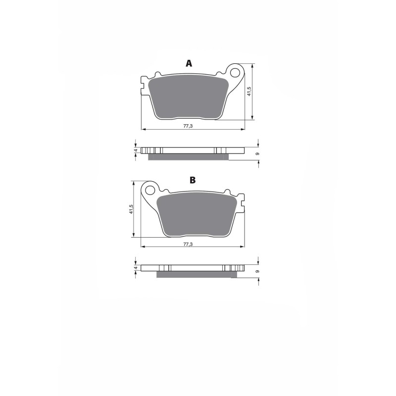 JOLLY BRAKE PASTIGLIA FRENO SINTERIZZATA MESCOLA KXR KAWASAKI ZX10-R 1000 NINJA ABS (ZX 1002 EKF FKF) 19-20-OFFERTA