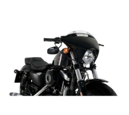 PUIG CUPOLINO BATWING SML SPORT PER HARLEY DAVIDSON SPORTSTER FORTY-EIGHT SPECIAL XL1200XS ANNO 18-20 COLORE FUME CHIARO