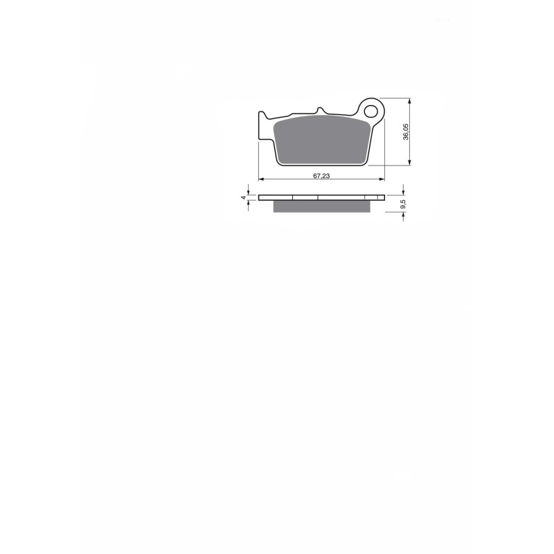 PASTILLAS DE FRENO SINTERIZADAS JOLLY BRAKE COMPUESTO MXR FANTIC 125 CABALLERO REGULATA COMPETITION 07-09-OFERTA