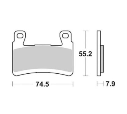 PLAQUES DE FREIN DELTA SEMI-METALLIQUES KX KAWASAKI ZX-6R 636 NINJA ABS 2013-OFFER-SX