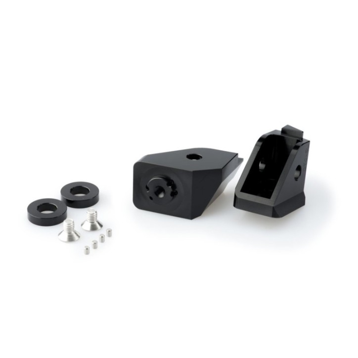 PUIG ADAPTADORES REPOSAPIES CONDUCTOR AJUSTABLE PARA BMW F650 GS 08-12 NEGRO