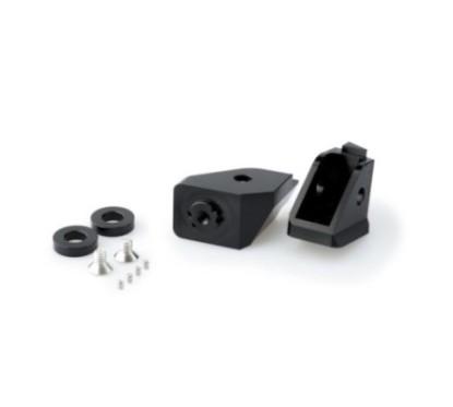 PUIG ADAPTADORES REPOSAPIES CONDUCTOR AJUSTABLE BMW F700 GS 12-17 NEGRO