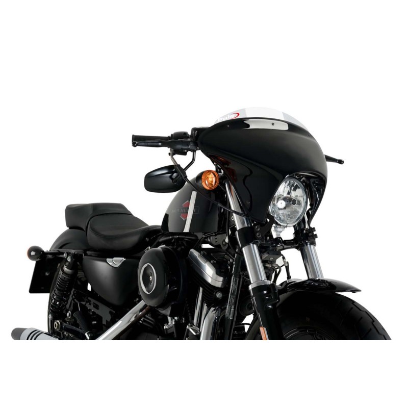 PUIG CUPOLINO BATWING SML SPORT PER HARLEY DAVIDSON SPORTSTER FORTY-EIGHT SPECIAL XL1200XS ANNO 18-20 COLORE TRASPARENTE