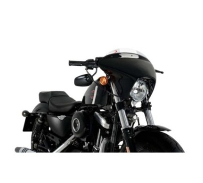 PUIG CUPOLINO BATWING SML SPORT PER HARLEY DAVIDSON SPORTSTER FORTY-EIGHT SPECIAL XL1200XS ANNO 18-20 COLORE TRASPARENTE