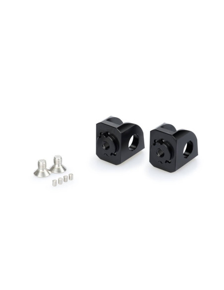 Puig verstellbare Fahrerfussrastenadapter Kawasaki Z125 19 24 schwarz
