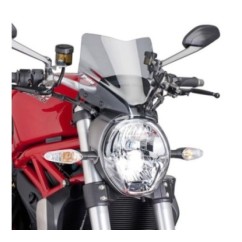 PUIG CUPOLINO NAKED NEW GENERATION SPORT PER DUCATI MONSTER 1200/R 16'-20' FUME CHIARO