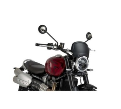 CARENADO DELANTERO PUIG TRIUMPH SCRAMBLER 1200 X 2024 NEGRO MATE