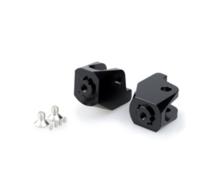 PUIG ADAPTADORES REPOSAPIES CONDUCTOR AJUSTABLE TRIUMPH STREET SCRAMBLER 17-23 NEGRO