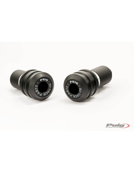Deslizadores de chasis Puig Mod Vintage para Triumph Scrambler 1200XC 19/20 en negro
