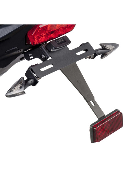 Support de plaque d'immatriculation Puig pour Honda CB650F 14-18 noir, offre speciale