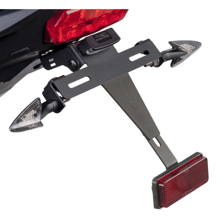 PORTA MATRICULA PUIG PARA HONDA CB650F 14-18 NEGRO-OFERTA