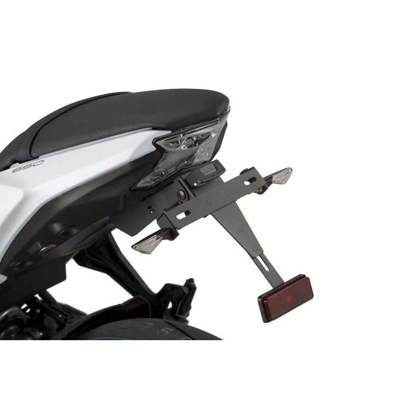 puig license plate holder for kawasaki z650 20 24 black offer