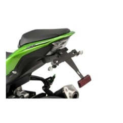 PORTA MATRICULA PUIG KAWASAKI Z900 17-19 NEGRO