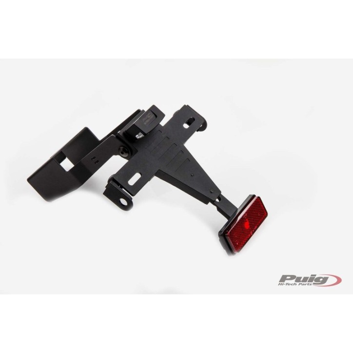 PUIG LICENSE PLATE HOLDER FOR KTM 125 DUKE 17-23 BLACK - OFFER