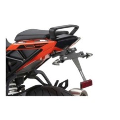 SUPPORT DE PLAQUE D'IMMATRICULATION PUIG POUR KTM 1290 SUPERDUKE GT 16-18 NOIR