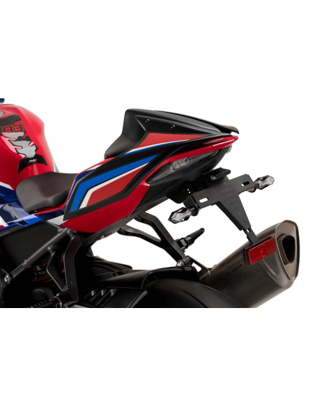 Support de plaque d'immatriculation Puig pour Honda CBR1000 RR Fireblade/SP 2020/24 noir