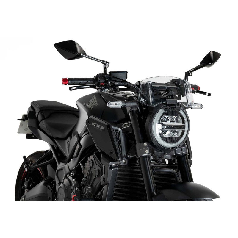puig visor versatile for honda cb650r neo sports cafe 19 23 clear