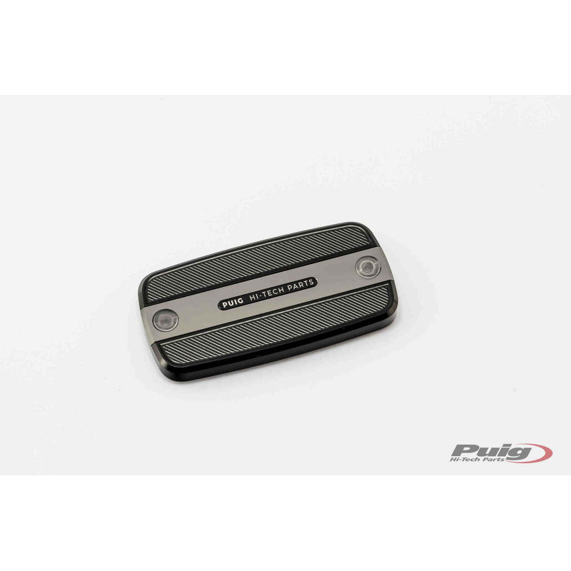 Tapon del deposito de liquido de embrague de freno delantero Puig para Honda CB650R Neo Sports Cafe 2024 plateado