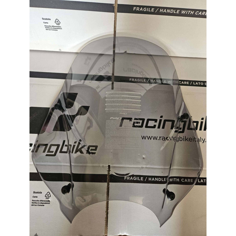 PUIG RANGER WINDSCREEN FOR DAELIM ROADWIN 125 06-09 LIGHT SMOKE