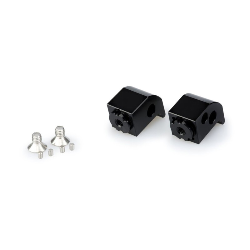 PUIG POGG-ADAPTER EINSTELLBARE BEIFAHRERHZHNE YAMAHA T-MAX 560 20-21 SCHWARZ