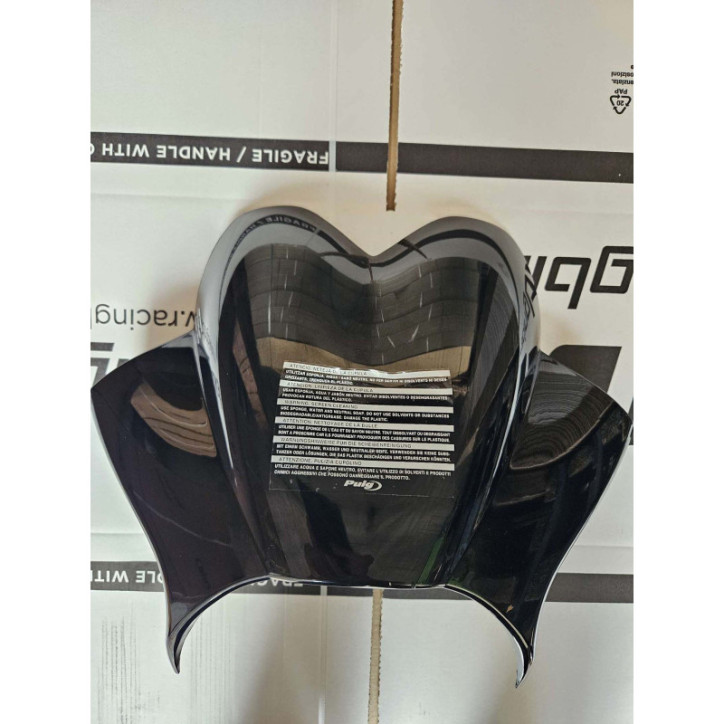 PUIG UNIV. WINDSCHUTZSCHEIBE WAVE HONDA VTR250 97-08 SCHWARZ-GEBRAUCHT