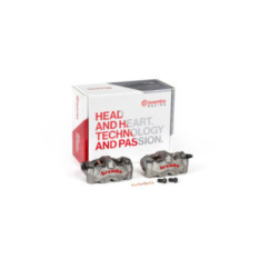 KIT PINZAS DE FRENO RADIAL MONOBLOQUE BREMBO GP4 RS PARA HONDA CB1000 R 11-16 TITANIO