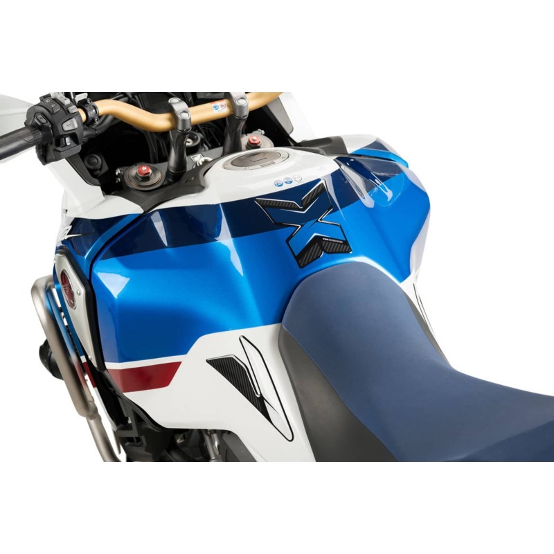 PUIG ADESIVO SERBATOIO PER HONDA CRF1000L AFRICA TWIN ADVENTURE SPORTS ANNO 18-19 COLORE CARBON LOOK