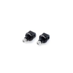 PUIG ADAPTADORES REPOSAPIES PASAJERO FIJO APRILIA SHIVER 750 07-16 NEGRO