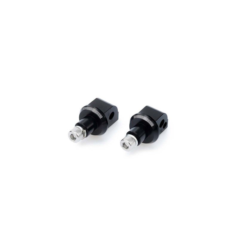 PUIG ADAPTADORES REPOSAPIES PASAJERO FIJO APRILIA SHIVER 750 07-16 NEGRO