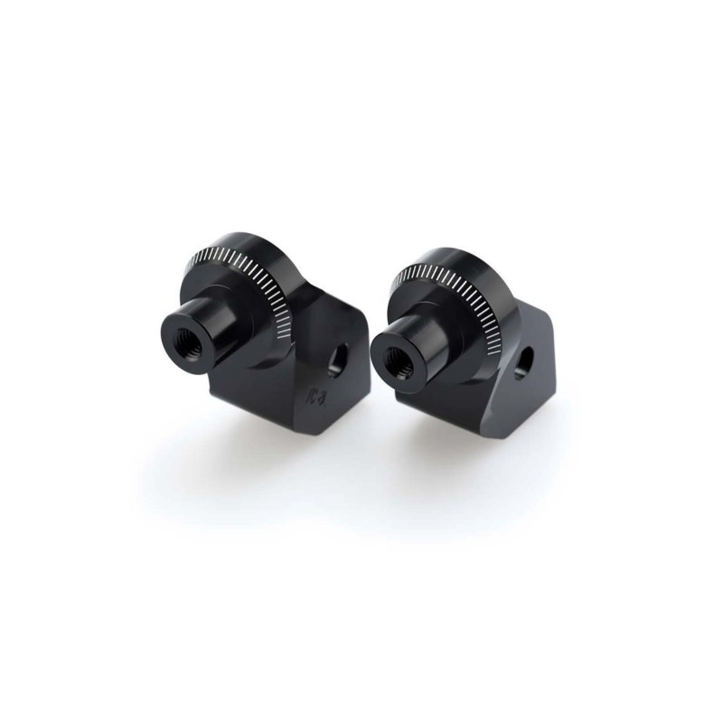 PUIG FOOTPEG ADAPTERS FIXED DRIVER BMW G650 GS 11-16 BLACK