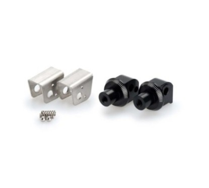 PUIG POGG ADAPTERS BMW F750 GS 18-24 BLACK PASSENGER FIXTURES