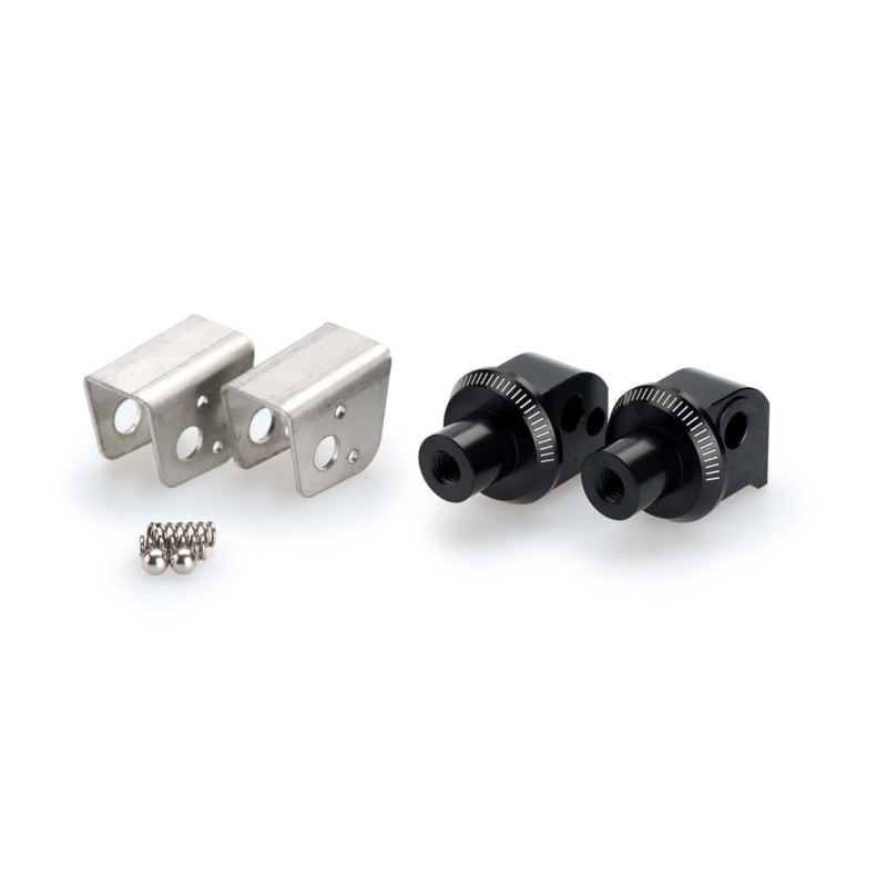 puig adattatori pogg fissi passeggero per bmw f850 gs 18 23 nero