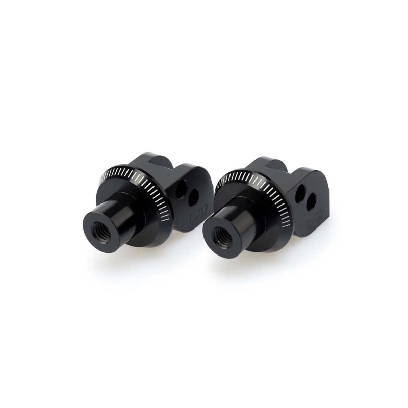 ADAPTADORES PUIG POGG PASAJERO FIJO DUCATI HYPERMOTARD 950 SP 19-24 NEGRO