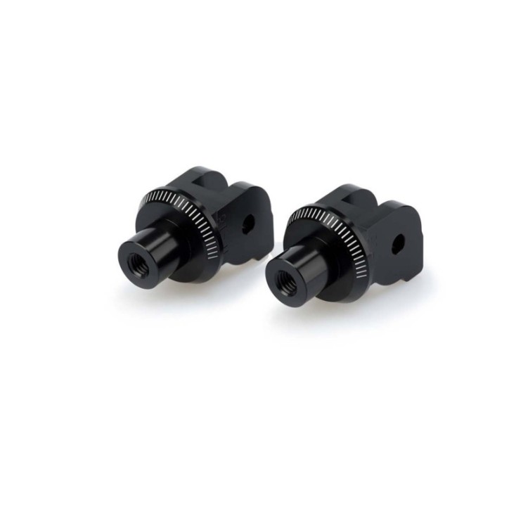 PUIG ADAPTADORES REPOSAPIES FIJO PASAJERO PARA DUCATI MULTISTRADA 1260 PIKES PICO 18-20 NEGRO