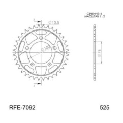 SGR COURONNE AC P525-D41 BENELLI TRK 502 ABS E4 E5 17 20