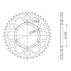 SGR CORONA AC P525-D46 YAMAHA XTZ TENERE 700 19 24