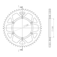 SGR CORONA AL P520-D52 FANTIC CABALLERO FT FLAT TRACK ABS 500 18 20