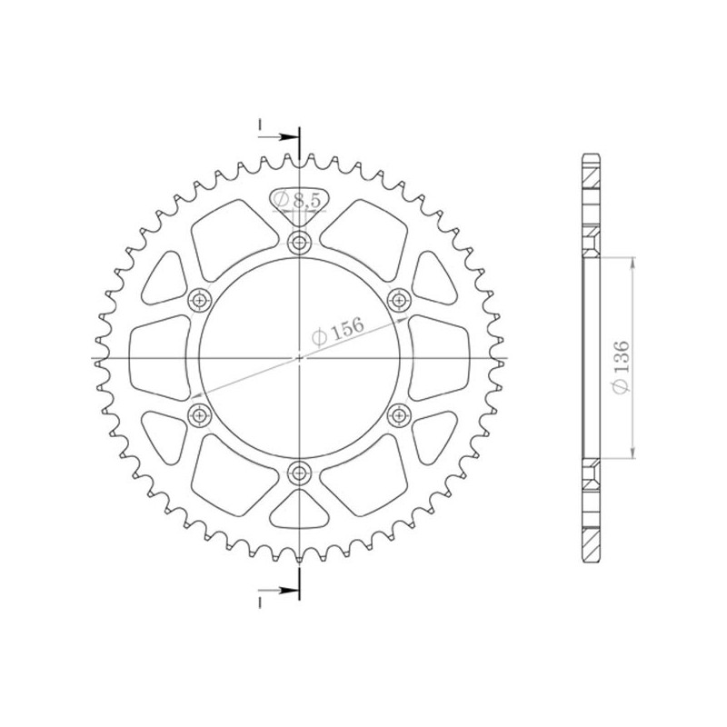 SGR CORONA AL P520-D52 FANTIC CABALLERO FT FLAT TRACK ABS 500 18 20