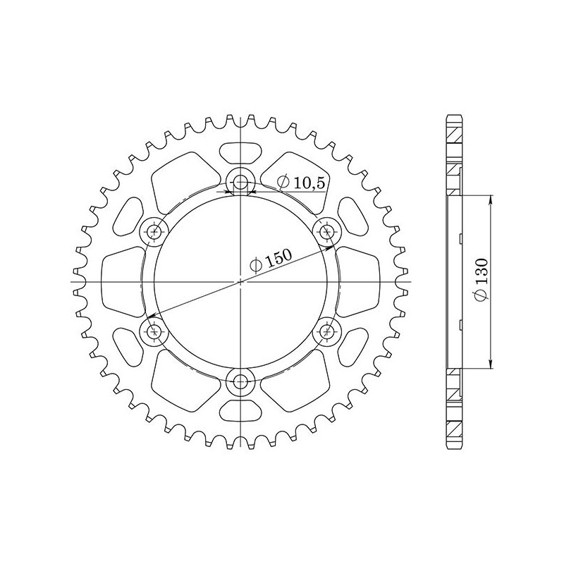 SGR COURONNE M AC P530-D38 YAMAHA XJR 1200 94 97