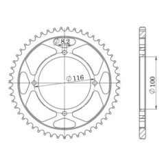 SGR COURONNE M AL P428-D49 KAWASAKI KX 100 1999