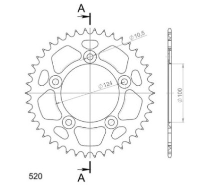 SGR COURONNE R AL P520-D36 DUCATI 999 R S 03 06