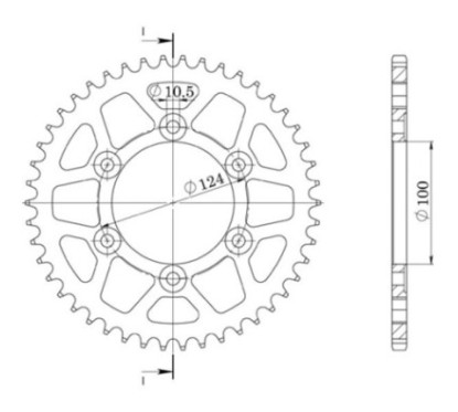 SGR CROWN R AL P520-D37 DUCATI MONSTER S4 916 01 02